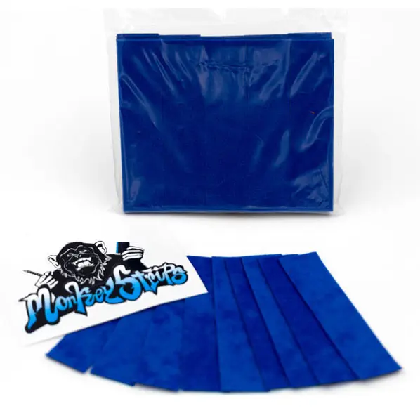 Monkey Strips Blue filt til 10cm skrape, 50pk 