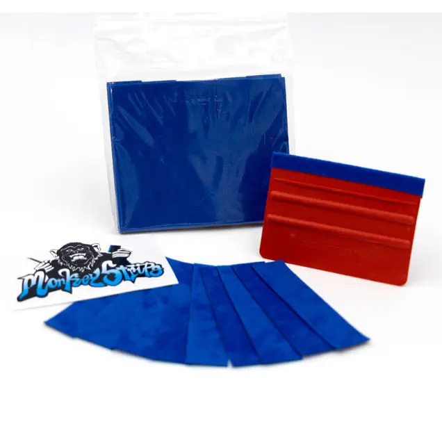 Monkey Strips Blue filt til 10cm skrape, 50pk 