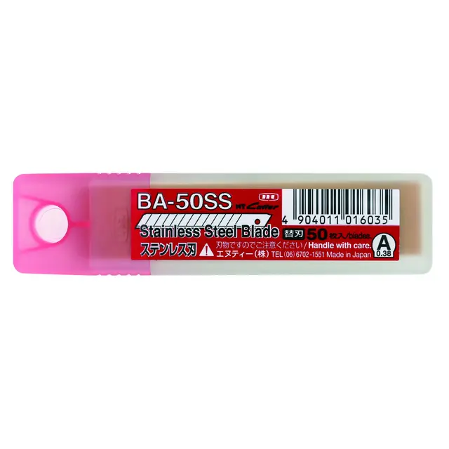 Knivblad NT Cutter BA-50SS rustrfri 50pk, 9mm bredde på blad 