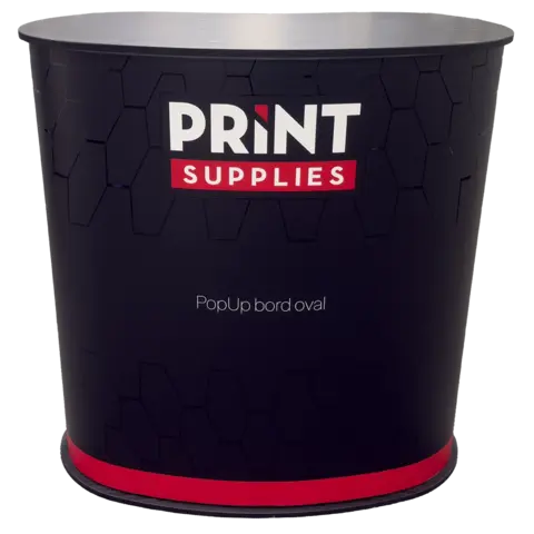 PopUp bord oval 50x85x90cm