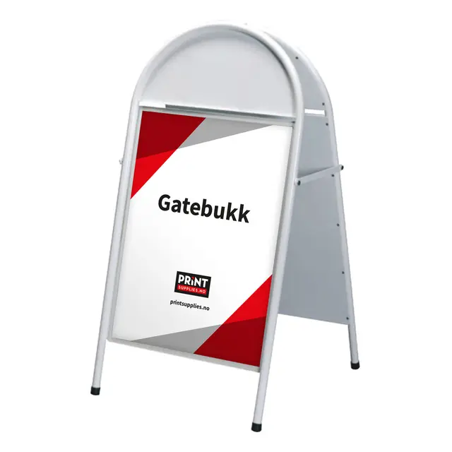 Top Sign gatebukk 50x70cm sort 